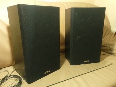 Aiwa SX-Z59 2 Wege Bassreflex Boxen 30 W Lautsprecher 4 Ohm