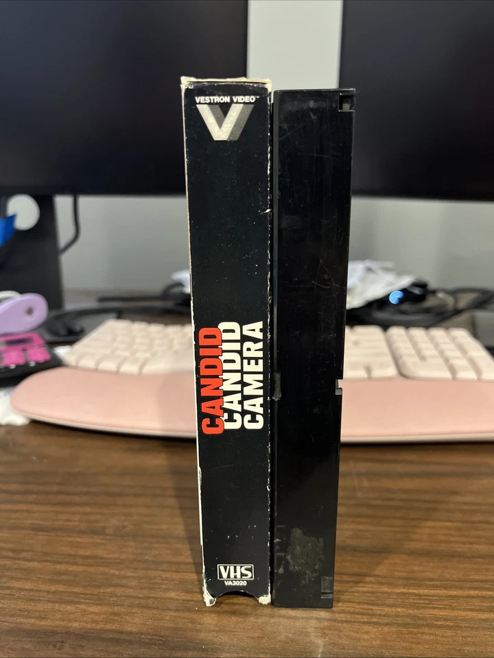 VHS: Candid Candid Camera: Vestron Video: Allen Funt HTF - Image 2 of 4