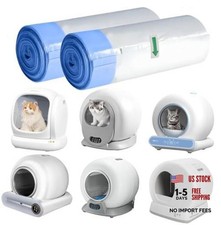 Automatic Cat Litter Box Liners-50 Counts Heavy-Duty Waste Bags