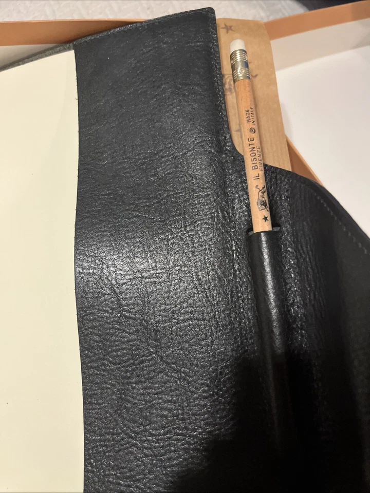 IL BISONTE Notebook Cover Leather Logo 13×9cm New In Box With Cover Bag - Image 4 of 4