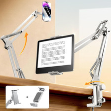 Tablet Stand Ipad Stand for Desk Mount Ultra Sturdy 2 Clamps Kindle