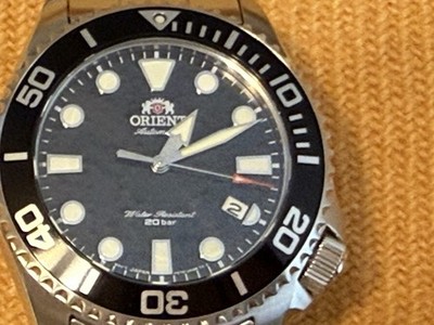 Orient Triton Men's Automatic Black Mechanical Sports Diver Watch 200M