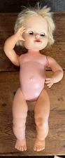 VTG 1966 Deluxe Reading Corp Baby Magic Doll Beautiful Blonde Magnetic? 18”