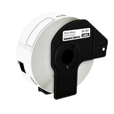 1 Roll DK-1201 29mm White Address Labels For Brother QL-1060N QL-720NW w/1 Frame