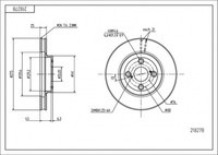 Hart Tarcze III 2X Bremsscheiben Ø 275 BelüFtet FüR Toyota Corolla Station