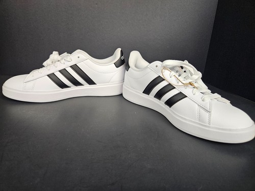 adidas Grand Court 2.0 Shoes Womens Size 6.5 White Black Casual Sneakers - Picture 11 of 11