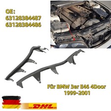 Paar Abdeckleiste Scheinwerfer Dichtung Schwarz Für BMW 3er E46 4Door 1999-2001