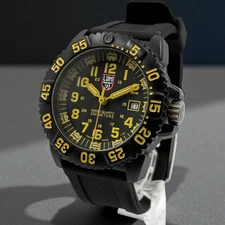 Luminox Watch Navy Seals Carbon Rubber 44.0in Military Diver Japan