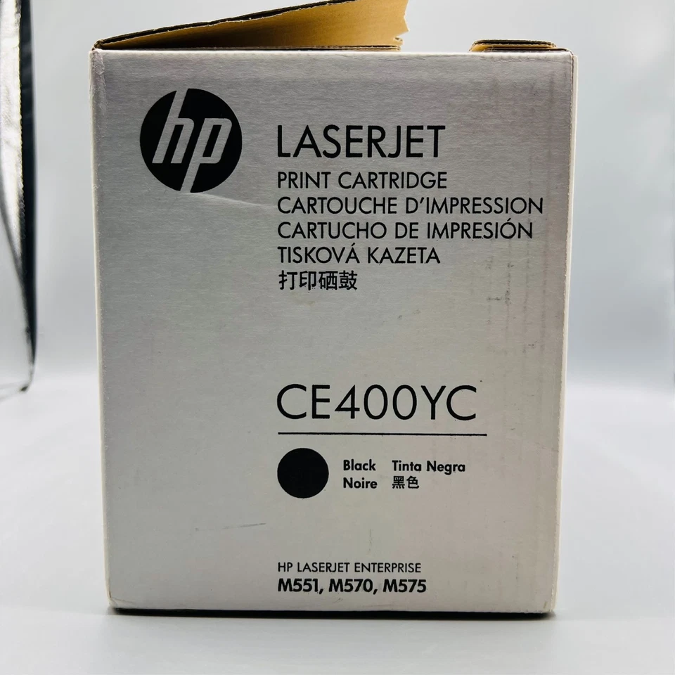 Cartucho de tóner original para impresora HP LaserJet CE400YC | CAJA ABIERTA - tóner sellado Foto 3 de 4