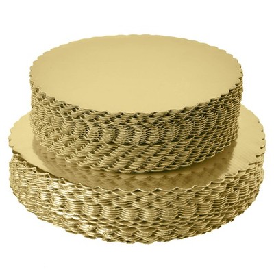 [25pcs] 8'' Gold Cakeboard Round,Small Disposable Cake Circle Base Boards Cake...