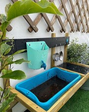 Garden Mud Kitchen Playhouse Accessory Outdoor Kids Imaginative Play Station NEW