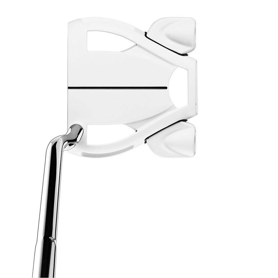TaylorMade Spider Ghost White LEFTY Putter Double Bend Mallet 34" Steel Shaft LH - Image 3 of 4