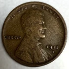 1915-S Lincoln Wheat Cent Penny 1c ~ Fine Condition Early Date ~ 3524
