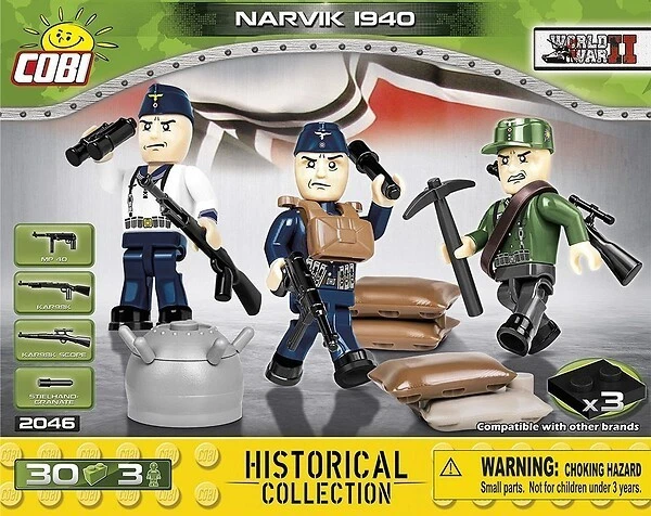 COBI 2046 - Narvik 1940  - Army Soldiers - 30 Teile - Bild 1 von 1