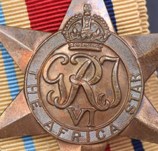 WW2 Medal ~ The Africa Star (M0026)