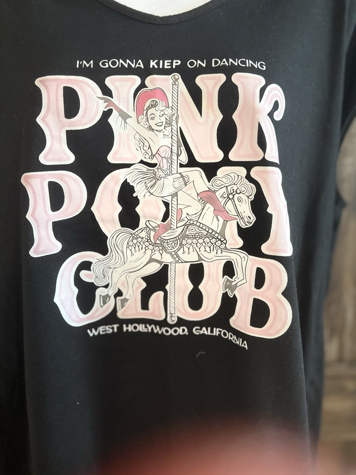 Maglietta senza maniche Keep On Dancing At The Pink Pony Hollywood Ca taglia 2XL 