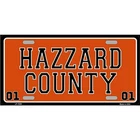 01 DUKES OF HAZZARD Hazzard County Metal License Plate Sign ~ BUY 2 GET 1 FREE!