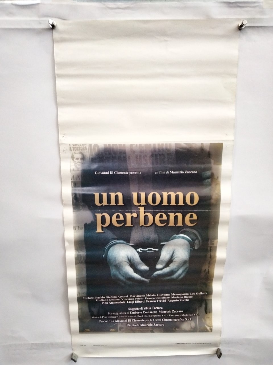 Locandina originale film Un uomo perbene (1999) - Regia di Maurizio Zaccaro