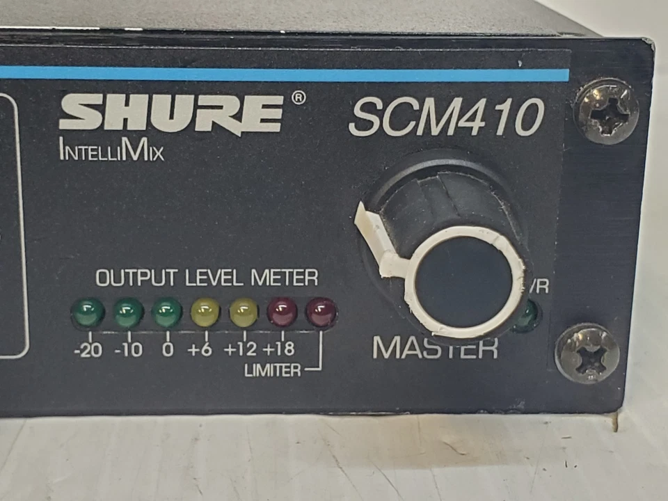Shure IntelliMix Model SCM410 4-Channel Automatic Microphone Mixer *Tested* - Image 3 of 4