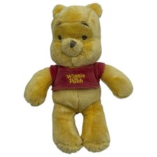 Disney Posh Paws Winnie the Pooh 8  Plush Stuffed Animal Toy Red Shirt