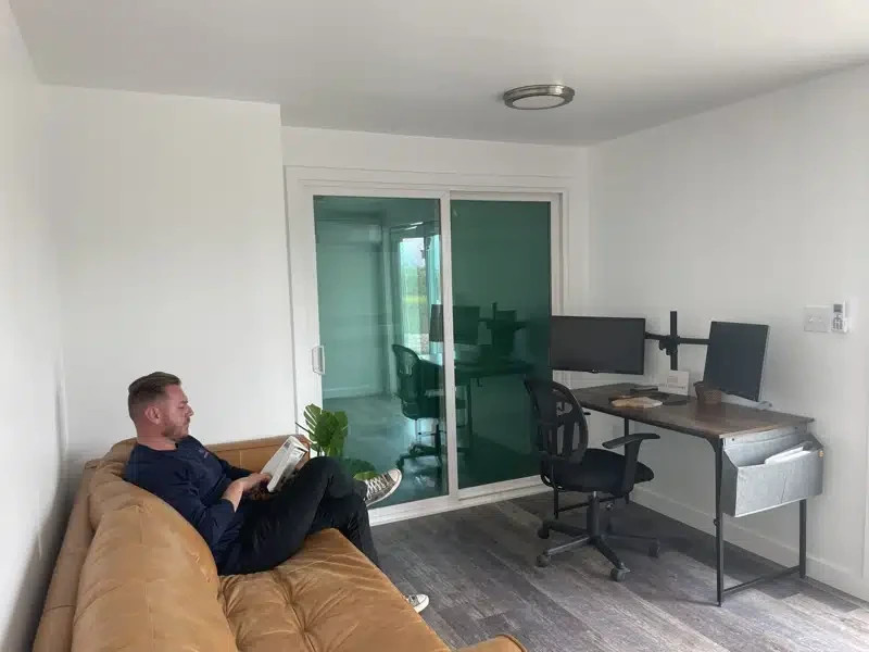 Shipping Container Home with 320 sq ft, 1 bed and a bump-out expanded. - Image 3