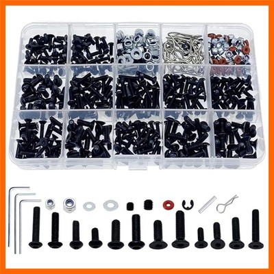 520pcs Universal RC Screw Kit Screws Assortment Set for Traxxas Arrma Redcat ...