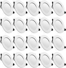 Tofisr LED recessed Ceiling Light, 7W Downlights 700LM 6000K,230V, Cut Φ75-95mm