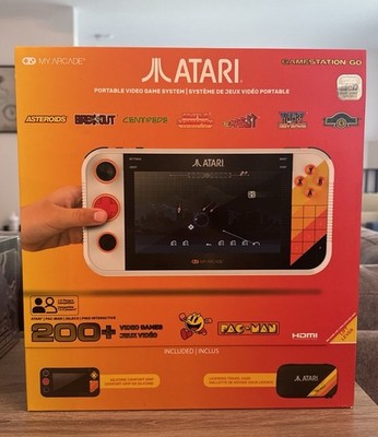Atari MyArcade Gamestation Go Handheld Gaming System Bundle - Brand New & Sealed