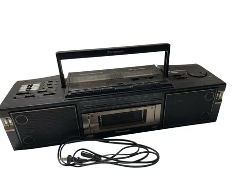 Panasonic XBS RX-FW39 Boombox Double Deck Auto-Reverse RESTORED & WORKNG vintage
