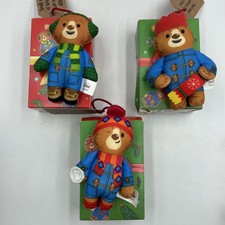 3 x McDonalds Paddington Bear Plush Toys • Hangers/Tree/Bag Decorations
