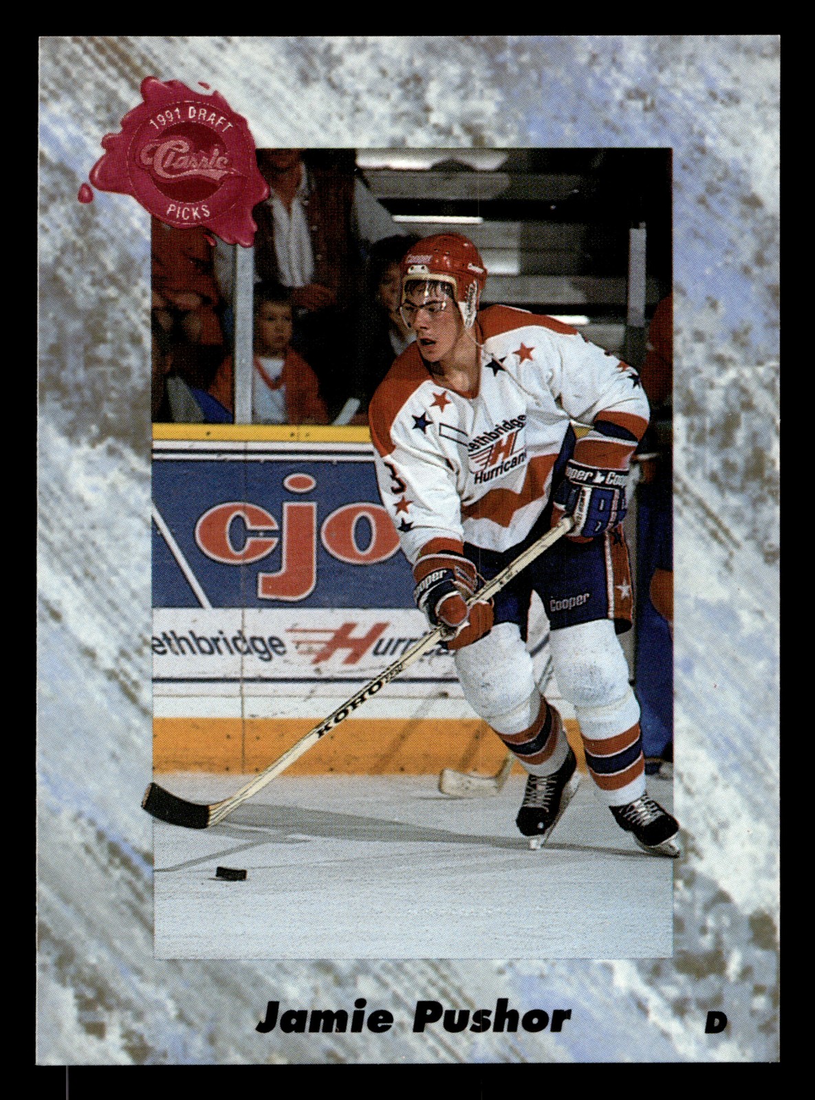 Jamie Pushor 1991 Classic Four Sport #28 Detroit Red Wings