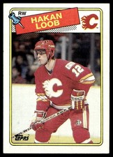 1988-89 Topps Hakan Loob #110 VIEW SCAN