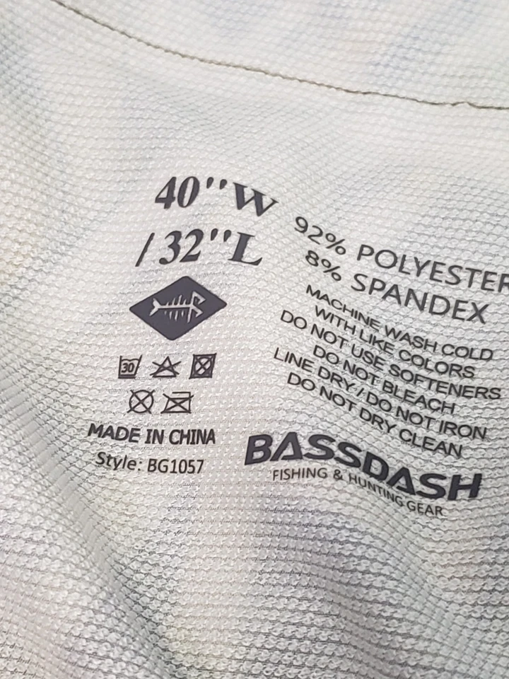 BASSDASH Invis Men’s Stretch Camo Hunting Fishing Pant, Autumn Forest, 40W x 32L - Image 3 of 4