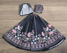 Outfit Fashion Barbie Doll Signature DIWALI ANITA DONGRE 2024 Skirt Top Vest