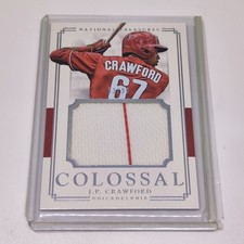 2017 Panini National Treasures Colossal Materials Jersey JP CRAWFORD /99!!