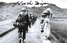 Hiroshi Miyamura auto/signed 4x6 photo Korean War MOH RARE COA LOOK!