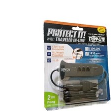 Tripp-Lite surge protection, Suppressor 1130 joule 120V/240V Traveler in-line