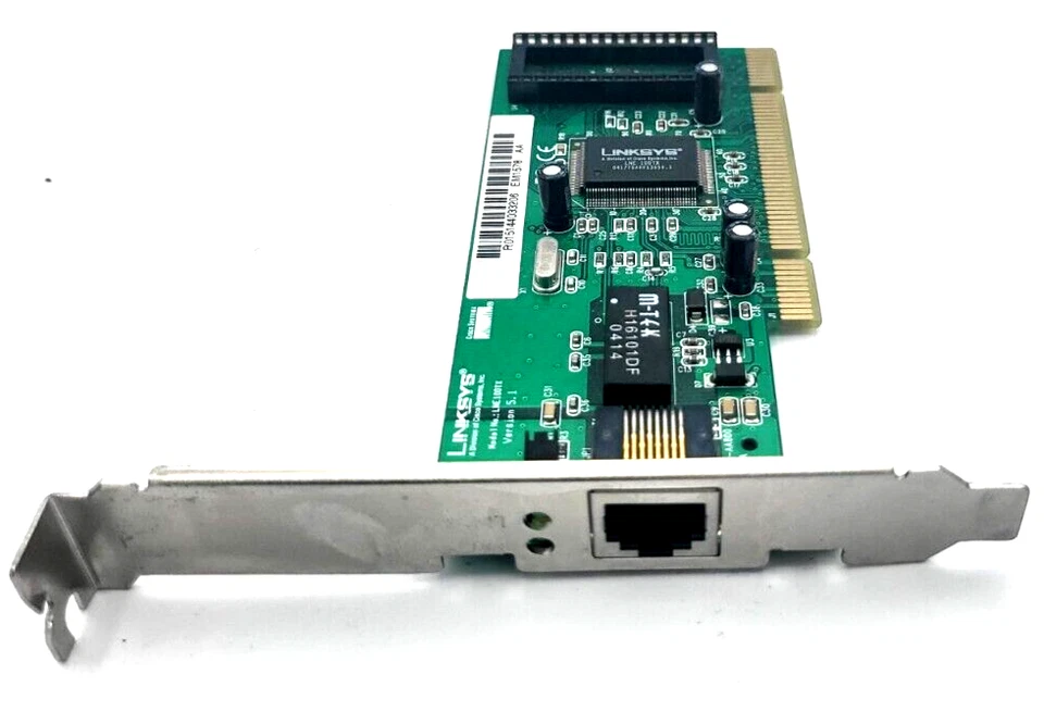 Linksys LNE100TX Version 5.1 10/100Mbps PCI Ethernet Network LAN NIC Card EM1578 - Image 2 of 4