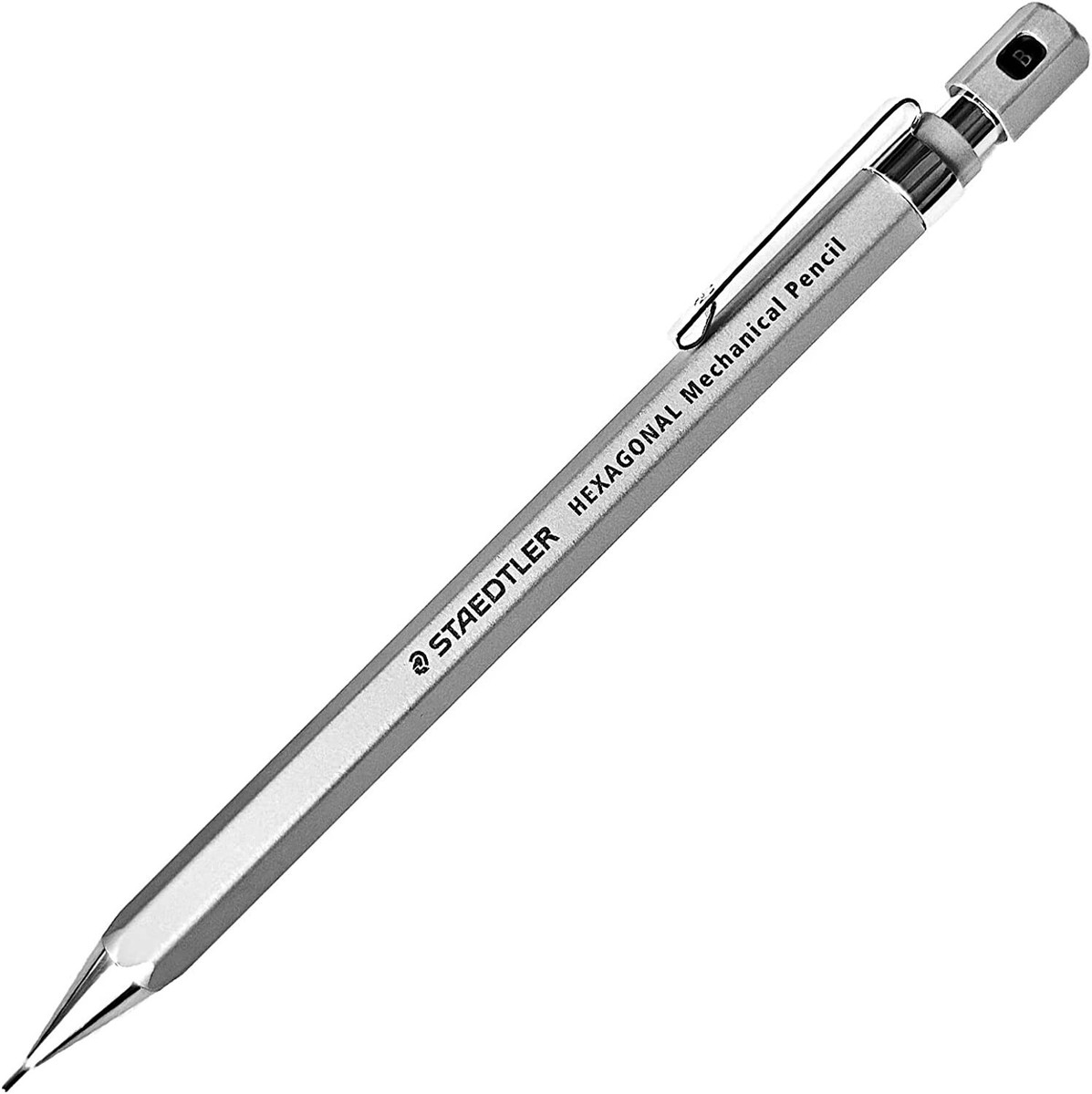STAEDTLER Hexagonal Mechanical Pencil Silky Silver 925 77-05S From