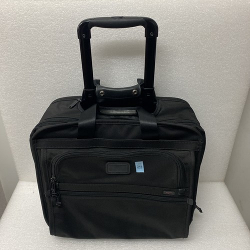 TUMI Alpha 26102DH Ballistic Nylon Rolling Carry On Briefcase Luggage Read - Picture 2 of 18