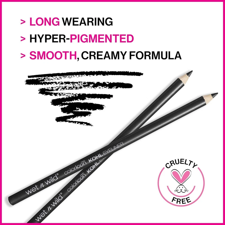 wet n wild Color Icon Kohl Eyeliner Pencil - Rich Hyper-Pigmented Color, Smoo... - Image 4 of 4
