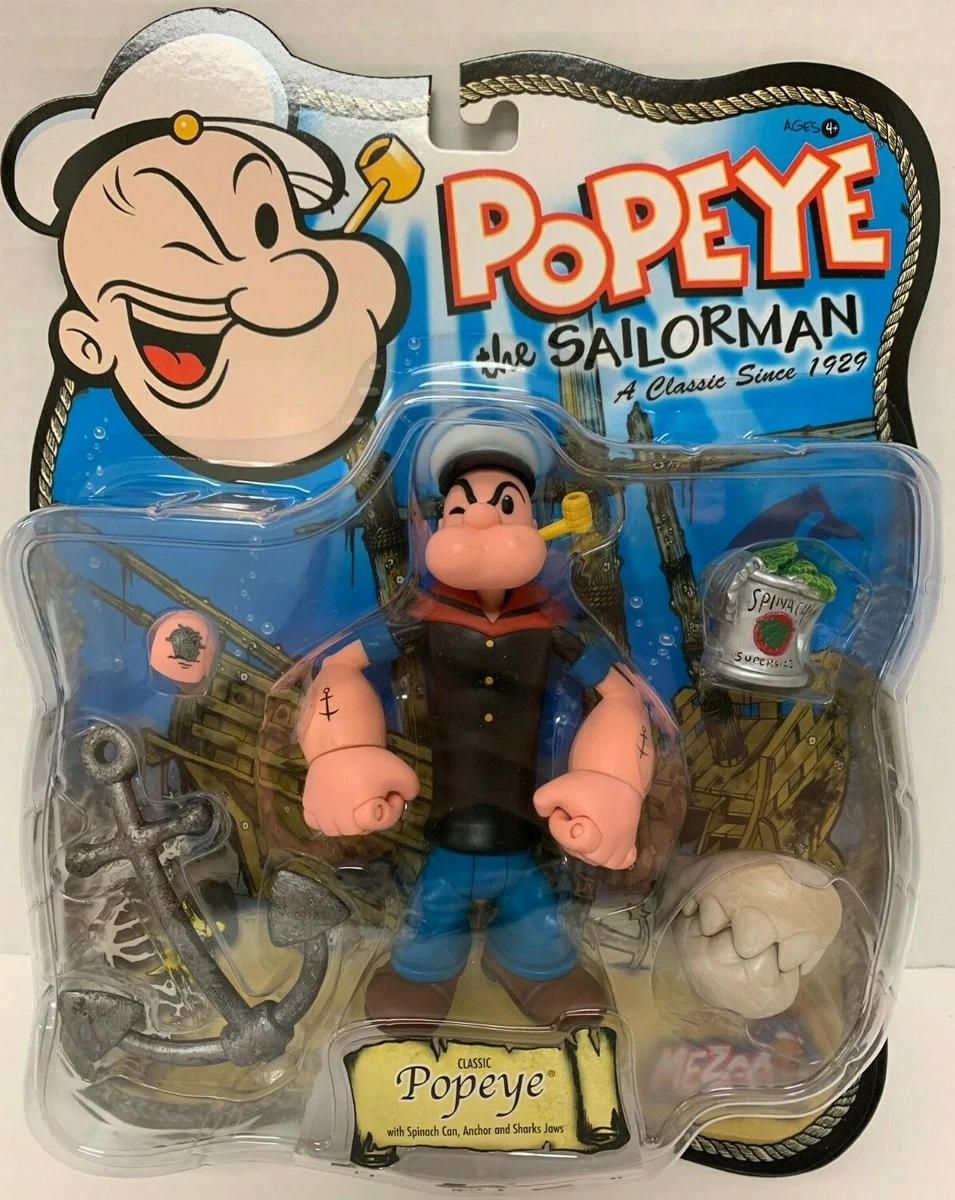 Popeye the sailor man action figures deals