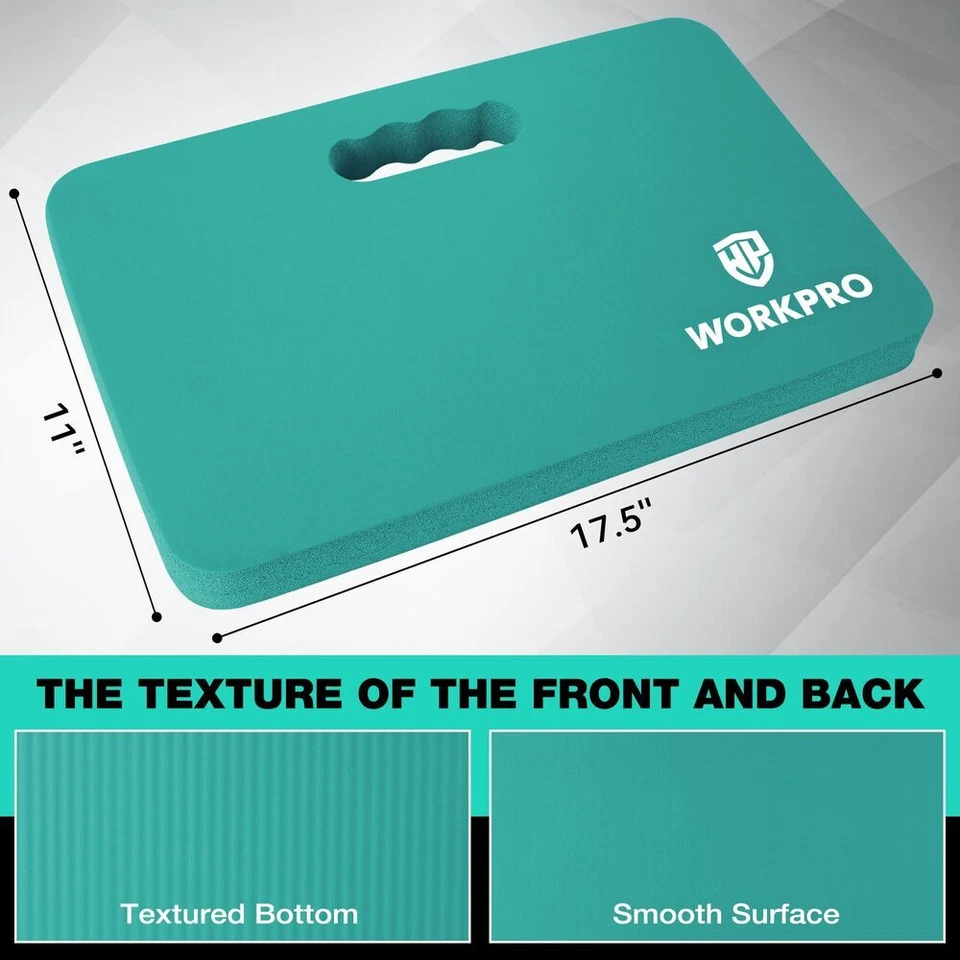 WORKPRO 2Pack Extra Thick Kneeling Pad Kneel Mat Soft Foam Cushioning Large Foam - Image 4 of 4