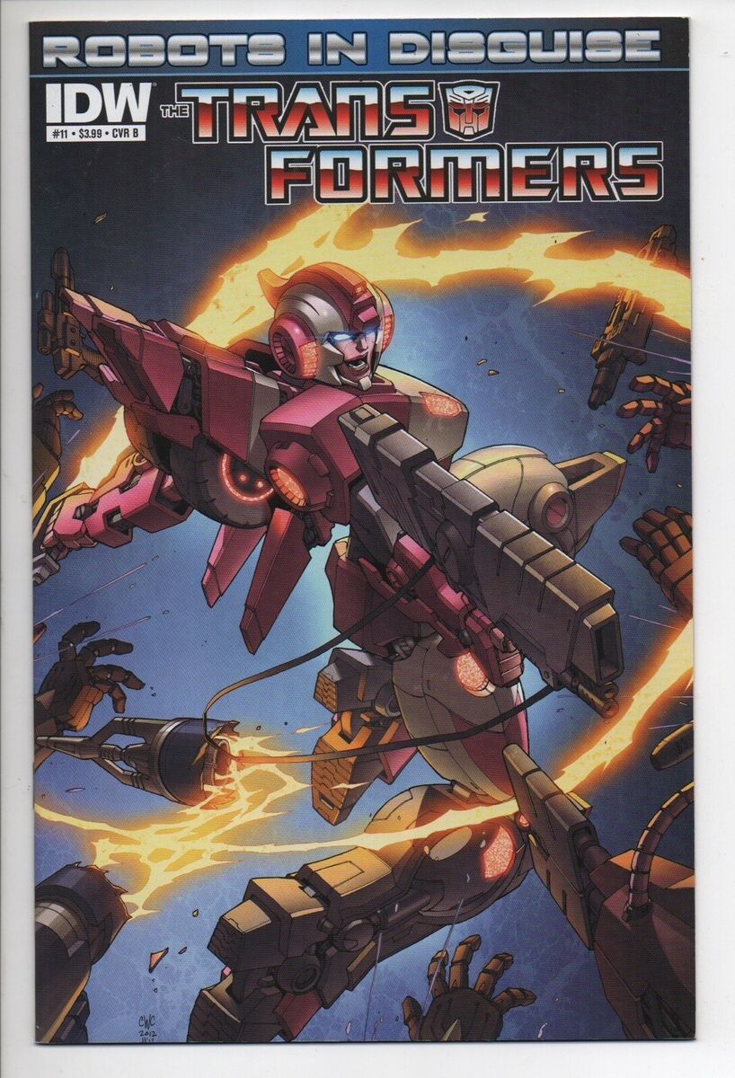 Transformers Robots In Disguise 11 Cover B IDW Comic Book 2012 Arcee Cover Transformers Robots In Disguise 11 Cover B IDW Comic Book 2012 Arcee Cover