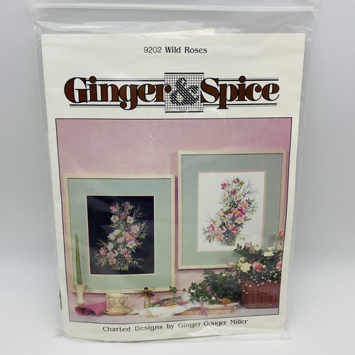 Ginger & Spice cross stitch pattern "Wild Roses" 9202 eBay