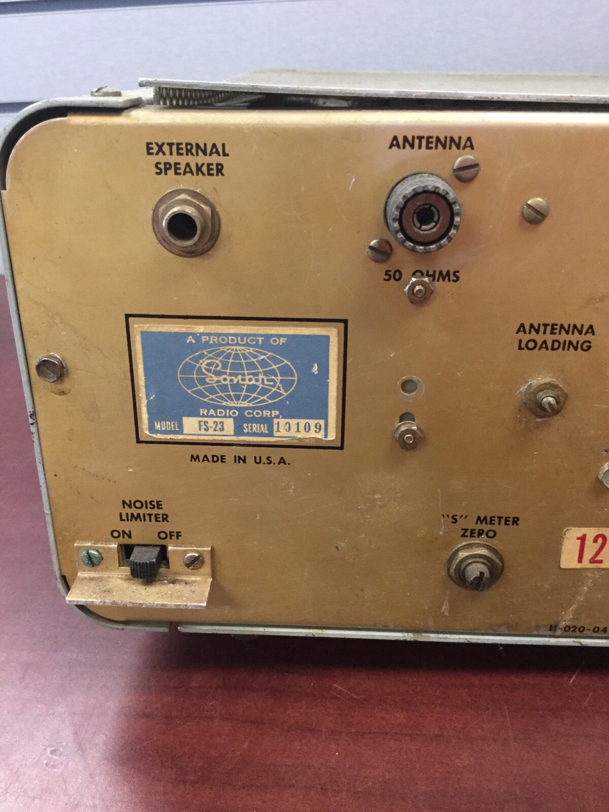 Sonar FS23 Vintage High End CB Tube Radio (FOR PARTS/NOT WORKING