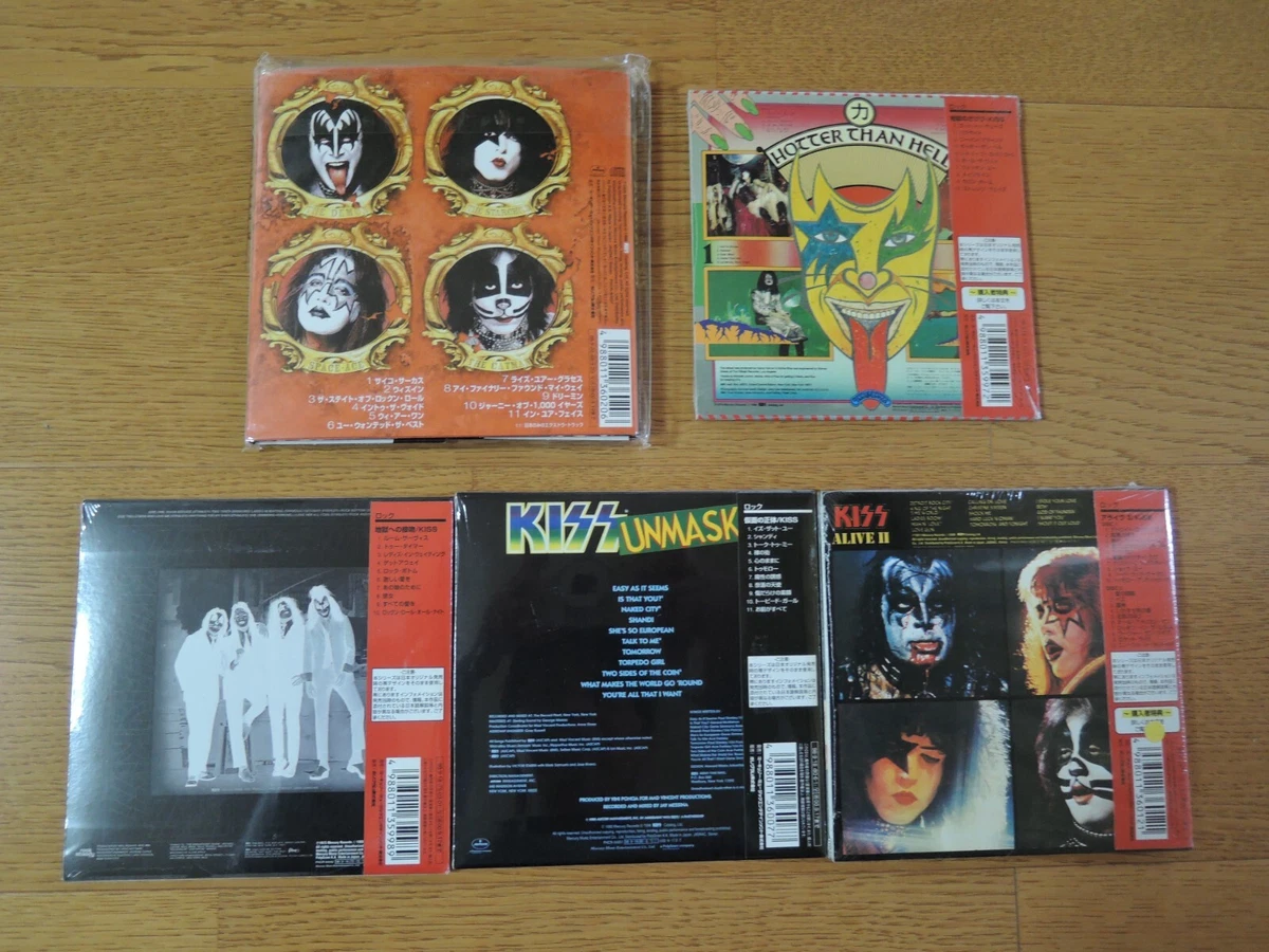 KISS 5 (6CDs) Japan Mini LP CD Set Sealed Condition Psycho Circus