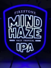 🔥 Firestone Walker Mind Haze Blue Led Sign Beer Bar Opti Neon Full Range Dimmer