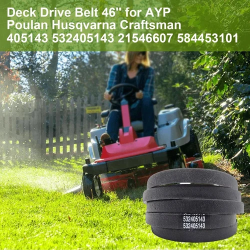 46" Deck Belt Fits Ariens Husqvarna AYP 405143 584453101 532405143 (1/2" x106") - Bild 3 von 11