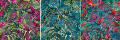 Grandeco Life Jungle Fever Paradies Blume Tropical Leaf Tapete 3 Farben